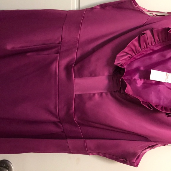 NWT Dress barn sleeveless fuchsia dress - Picture 4 of 4